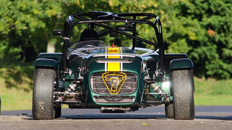 Green Race Car — Outdoor, Afternoon, Photograph, Trees