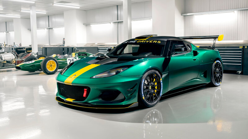 Green Race Car — Professional