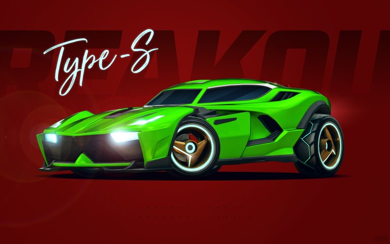 Green Race Car — Red, Dramatic