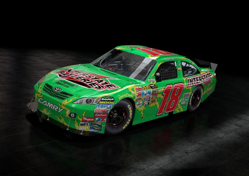 Green Race Car