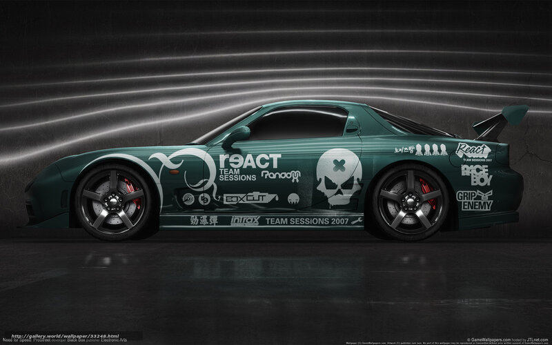 green race car with decals