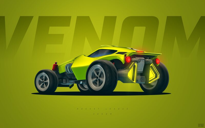 Green Race Car — Yellow, Dynamic