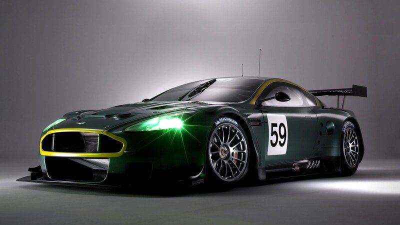 green racing car with number 59