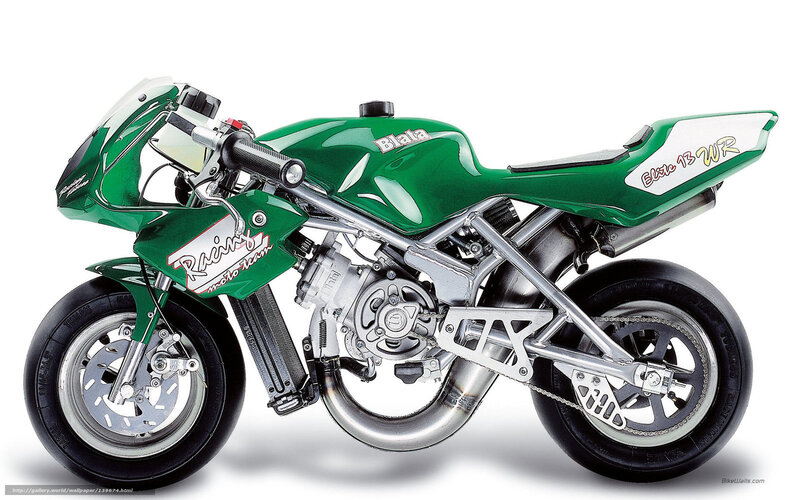 green racing mini motorcycle