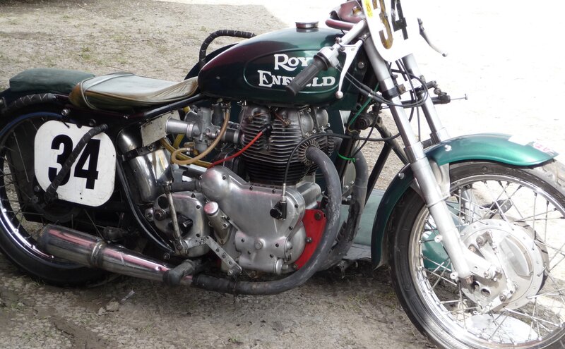 Green Racing Motorcycle — Static