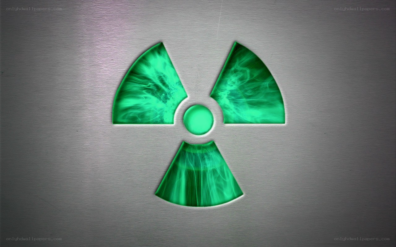 green radiation symbol
