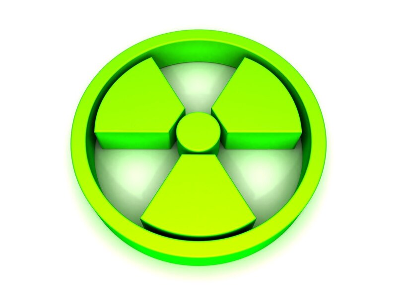 green radiation symbol