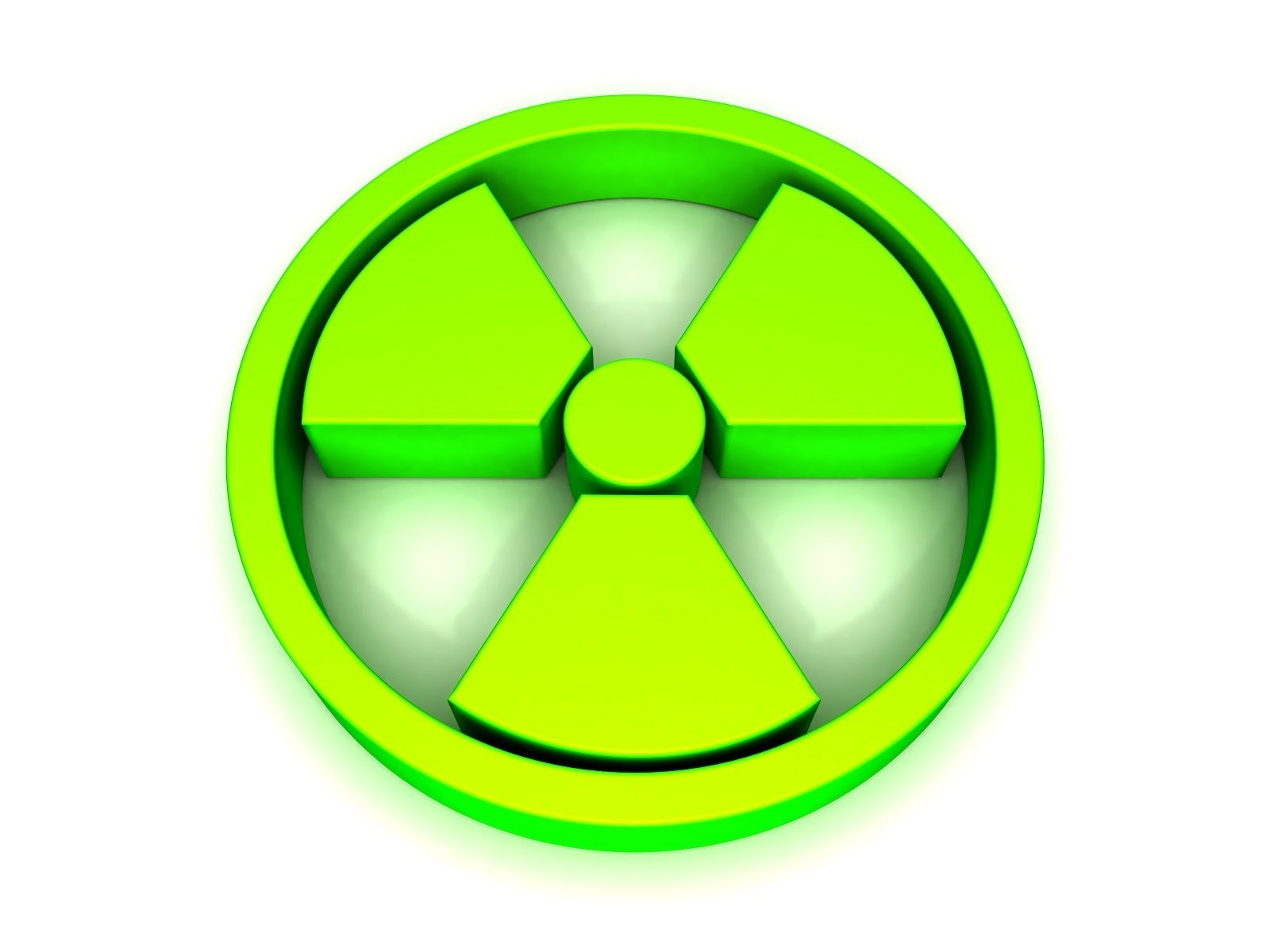 green radiation symbol