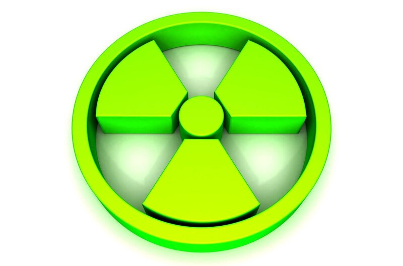 green radiation symbol