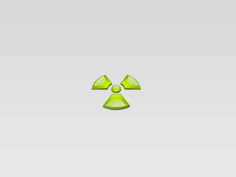 Green Radiation Symbol — Neutral