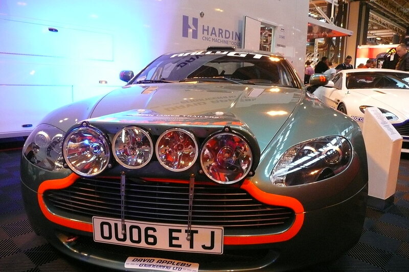 Green Rally Car — Showroom