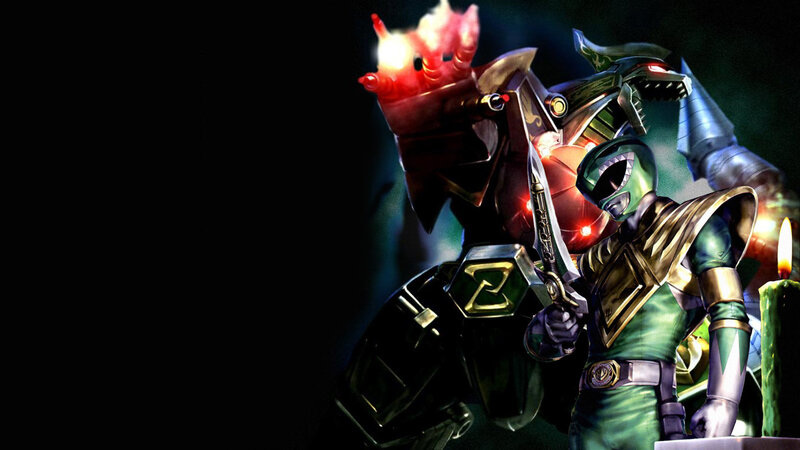 Green Ranger vs monster
