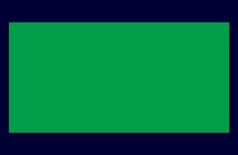 green rectangle on dark background