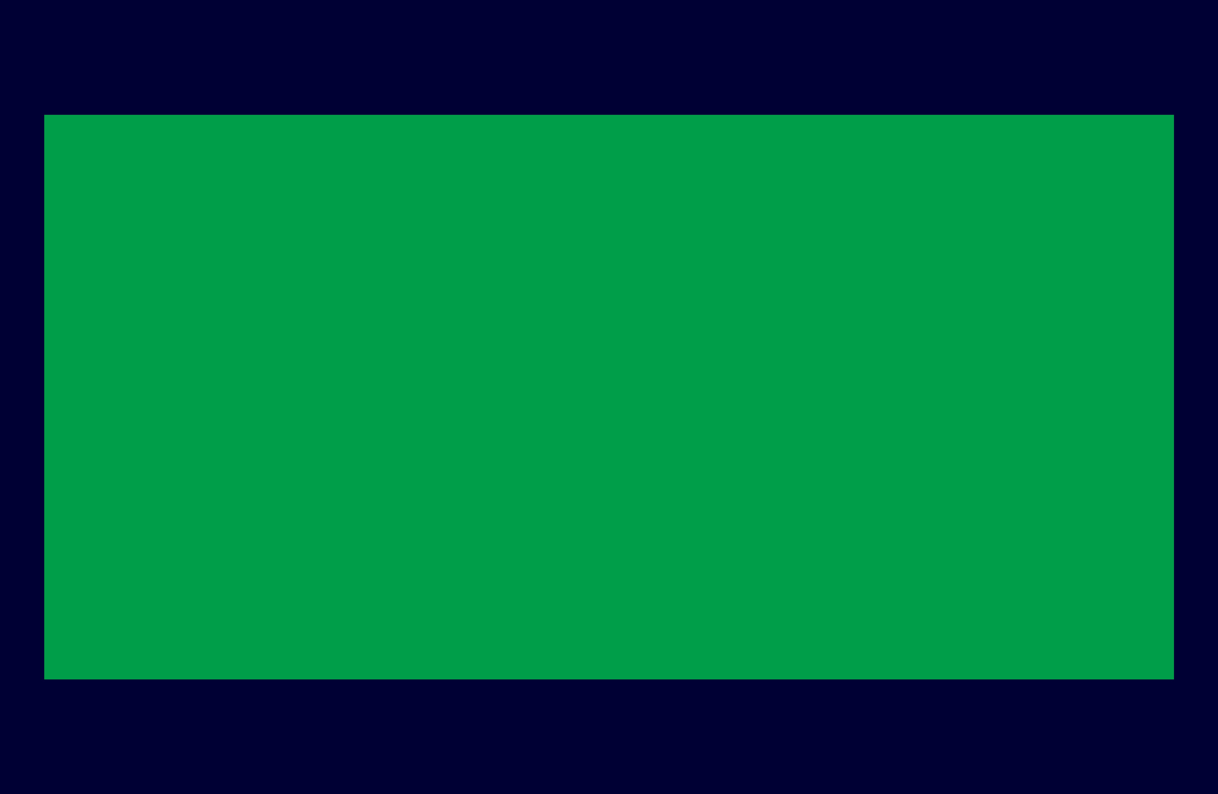 green rectangle on dark background