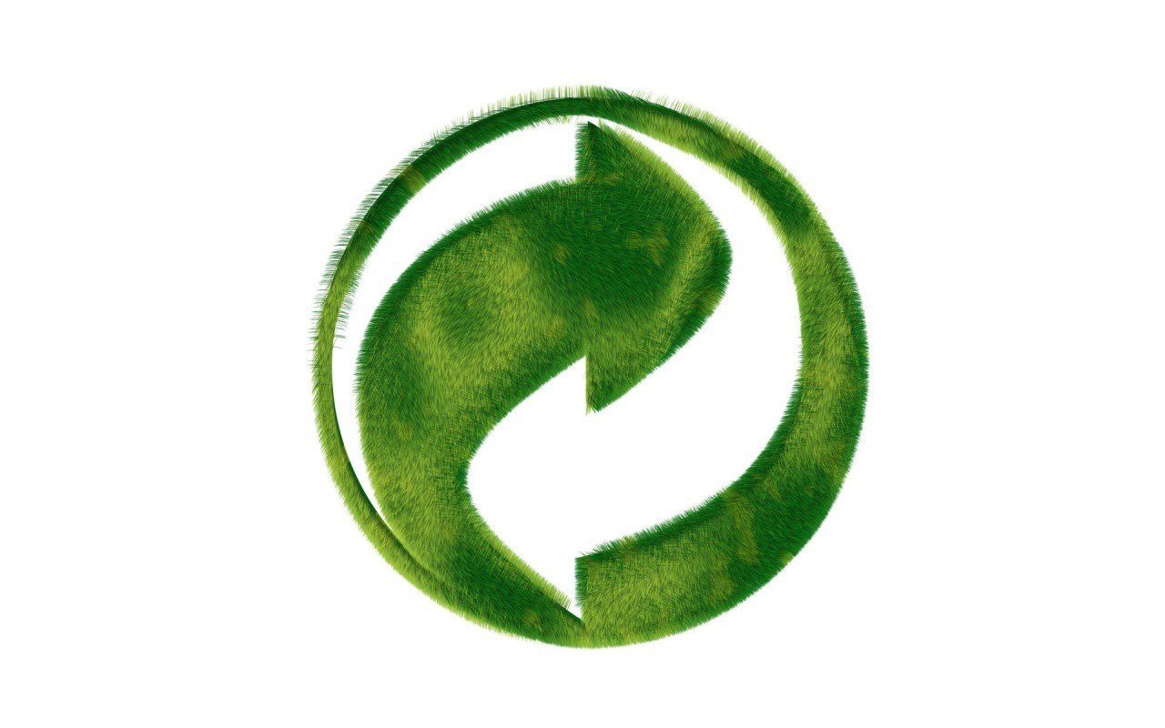 green recycling symbol