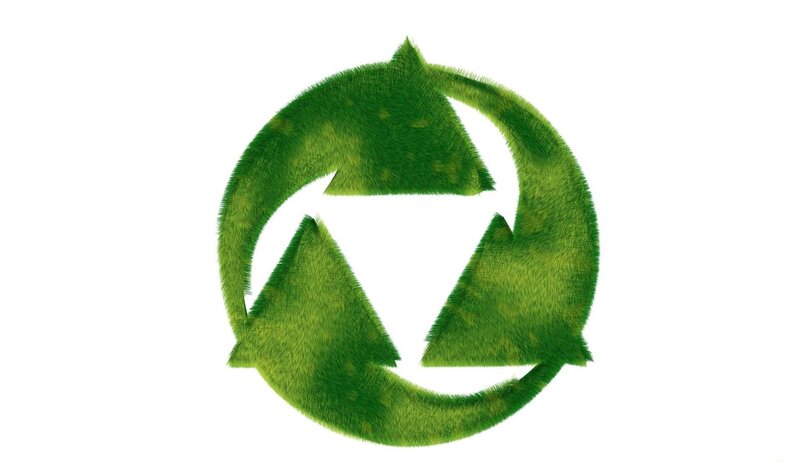 Green Recycling Symbol — Neutral