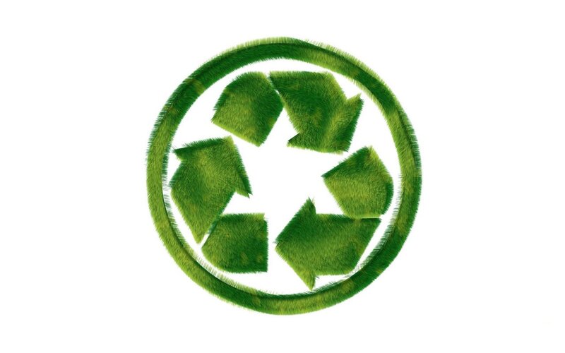 green recycling symbol