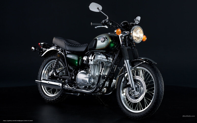 green retro motorcycle