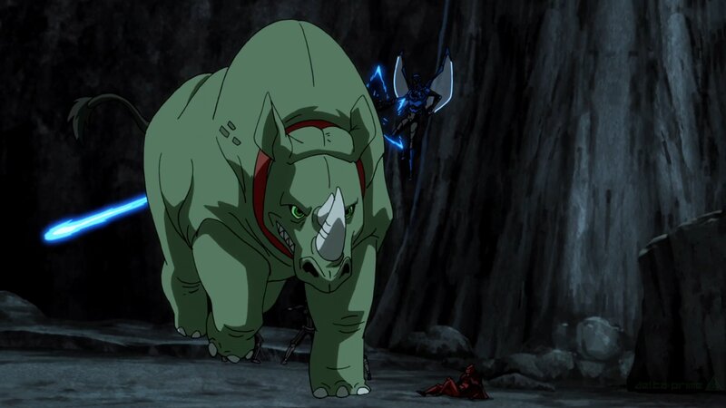 Green Rhino-like Creature