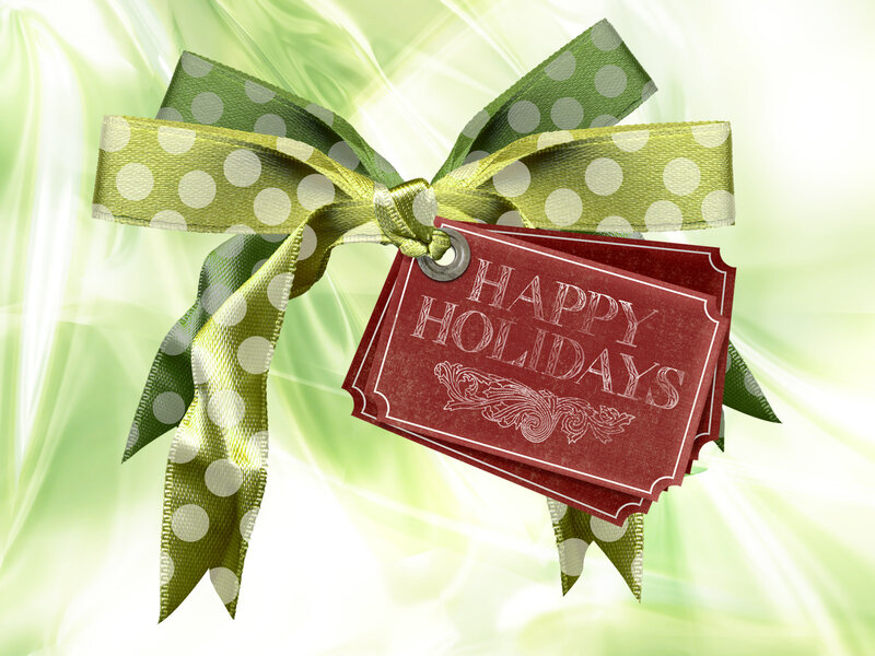 Green Ribbon Bow