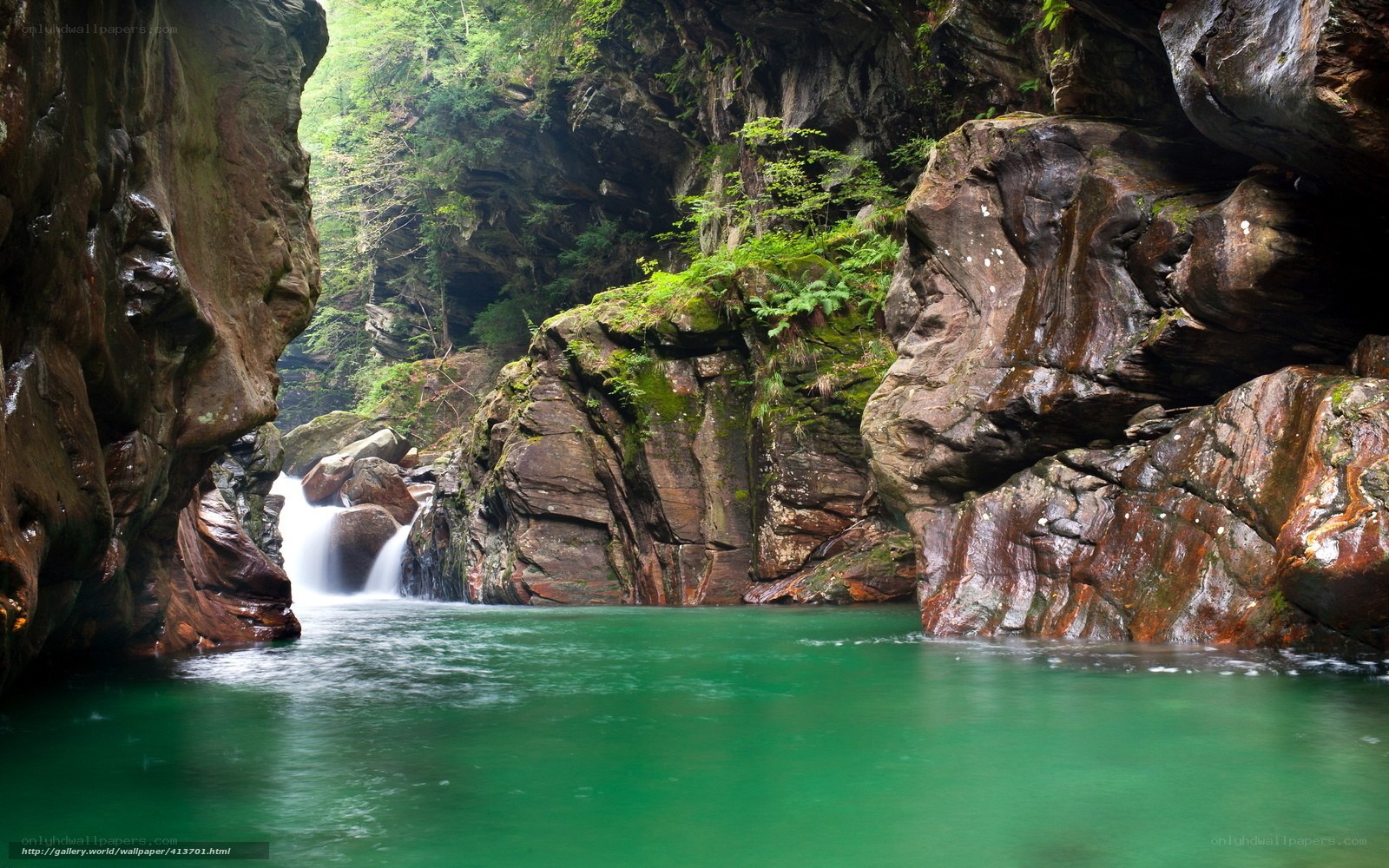 Green River in a Rocky Canyon