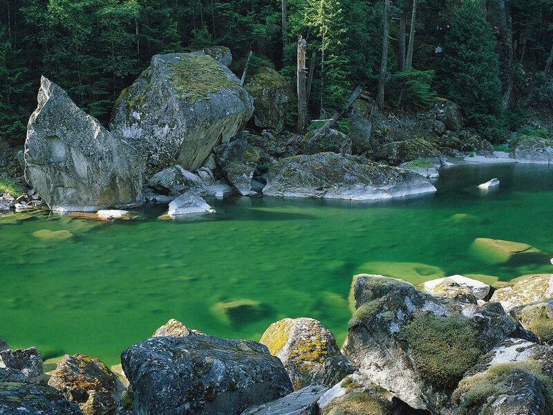 Green River with Rocks