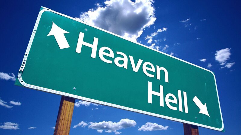 Green Road Sign — Clear, Afternoon, Photograph, Sky, Clouds