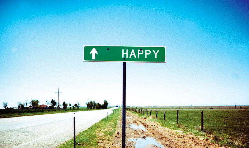 Green Road Sign — Serene