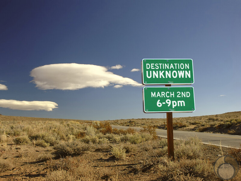 Green Road Sign