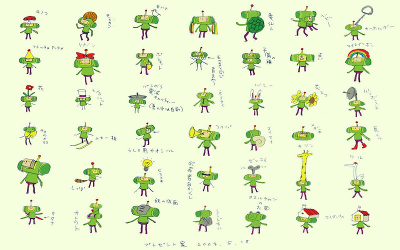 Green Robot Character Designs
