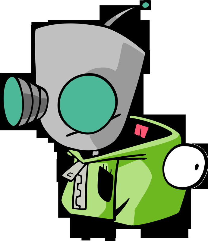 Green Robot Character — Playful, Comic