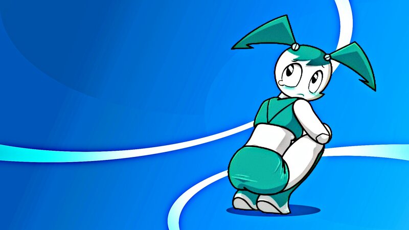 Green Robot Girl