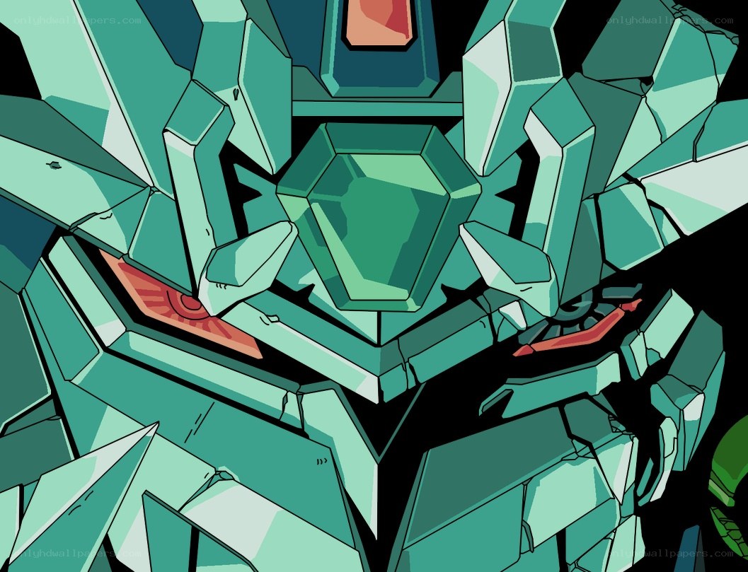 green robot head close-up