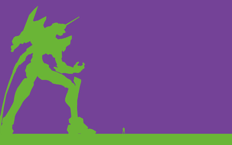 green robot silhouette