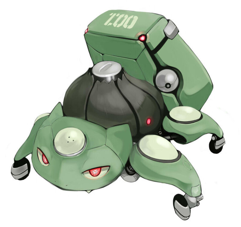 green robotic turtle