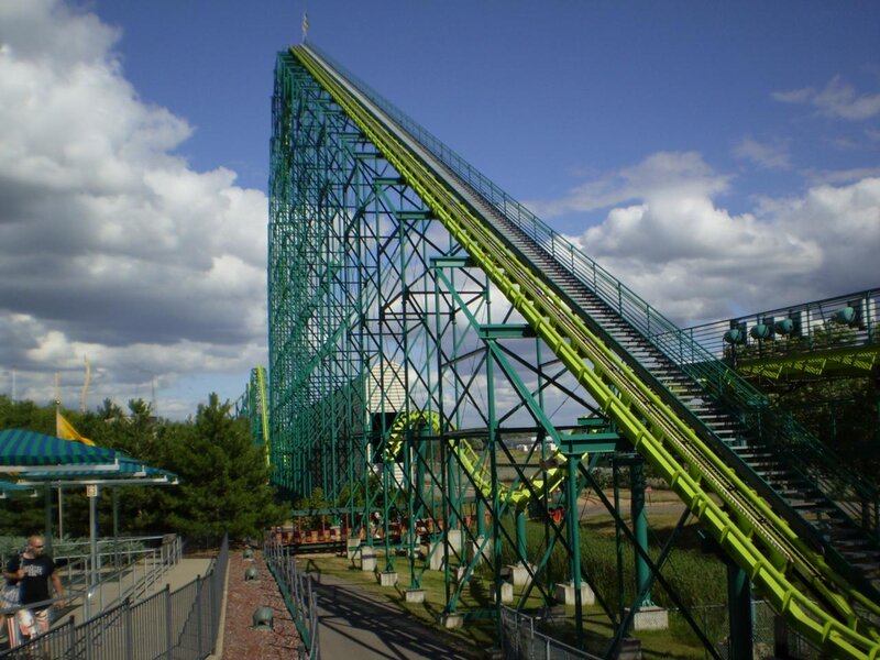 Green Roller Coaster — Outdoor