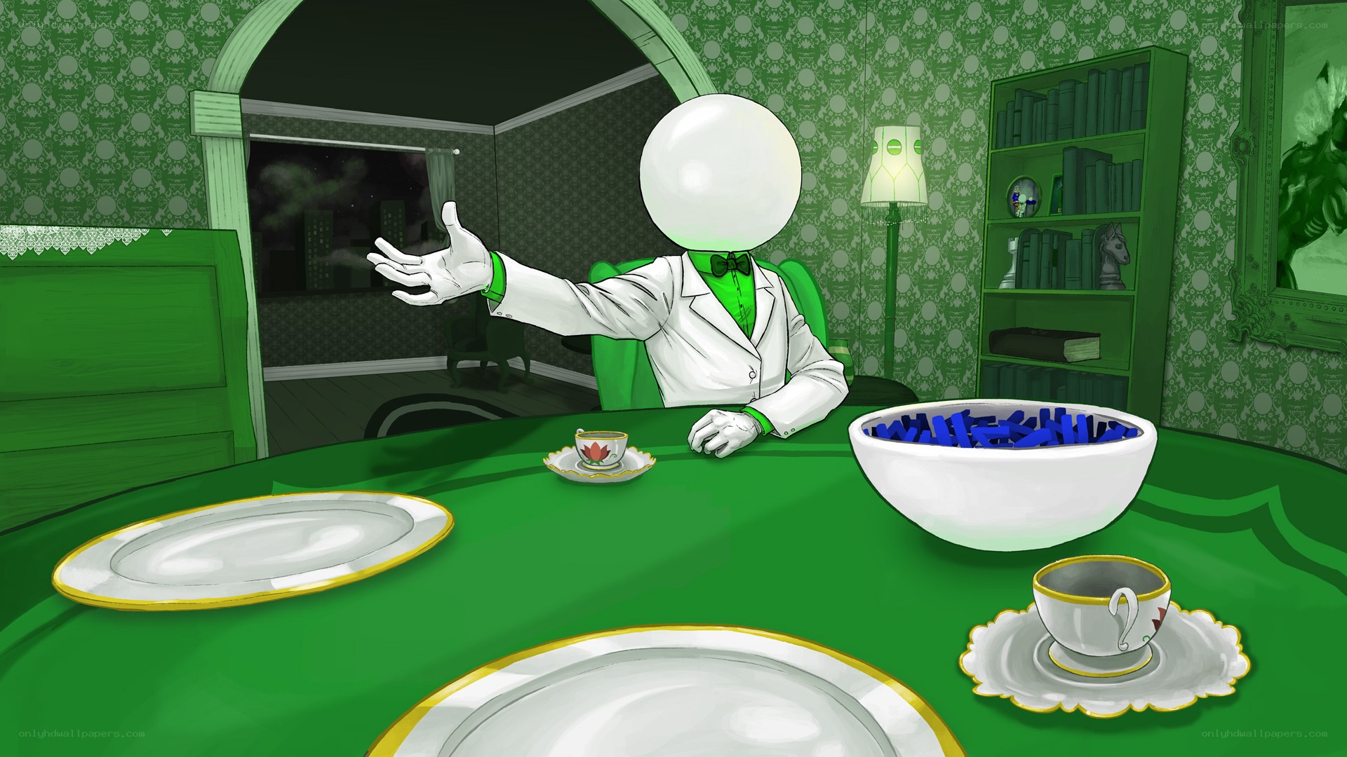 green room tea party