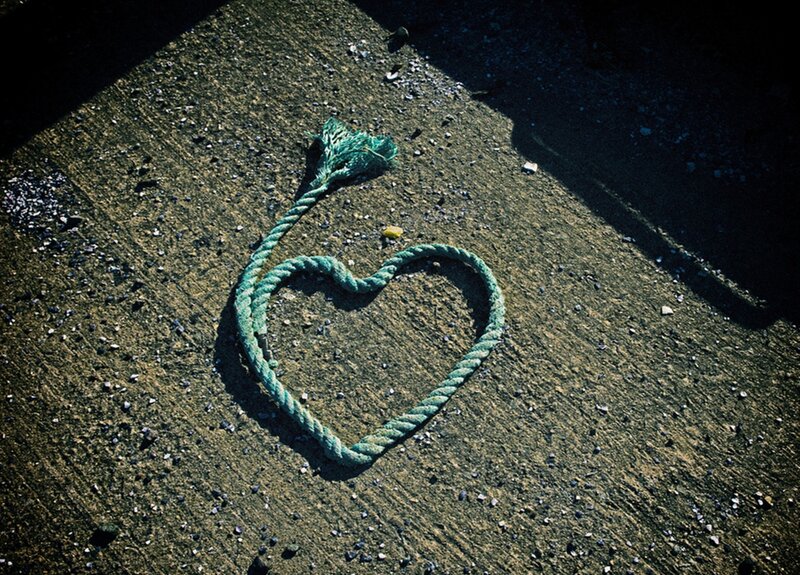 Green Rope Heart