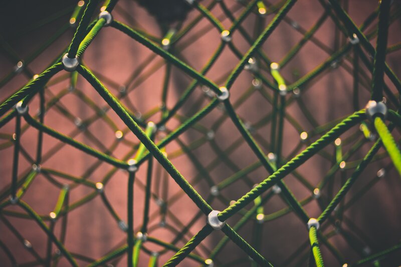 green rope net structure