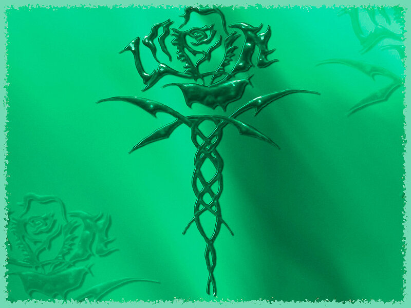 Green Rose Emblem