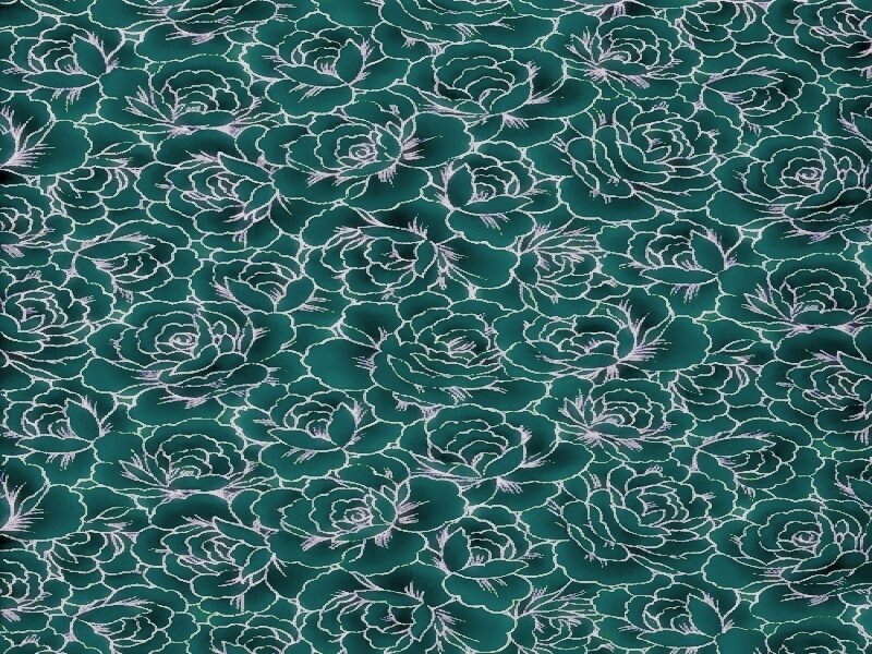 Green Rose Pattern