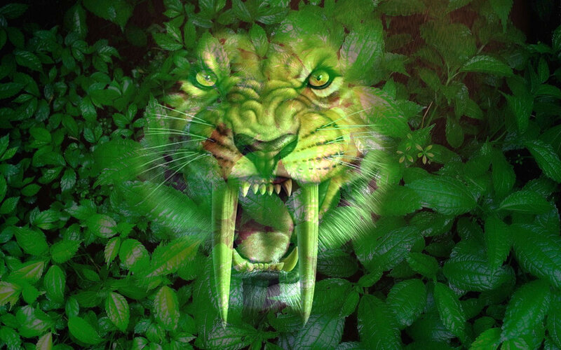 Green Saber-toothed Cat