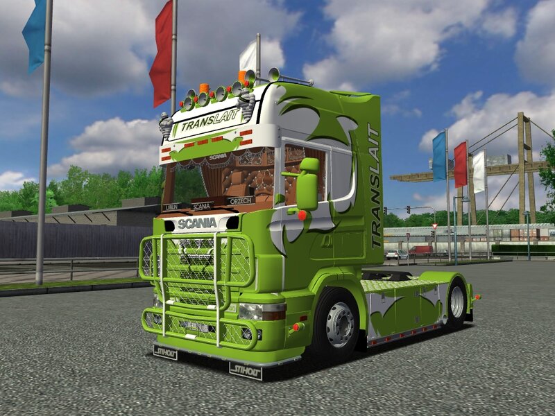 Green Scania Truck — Neutral