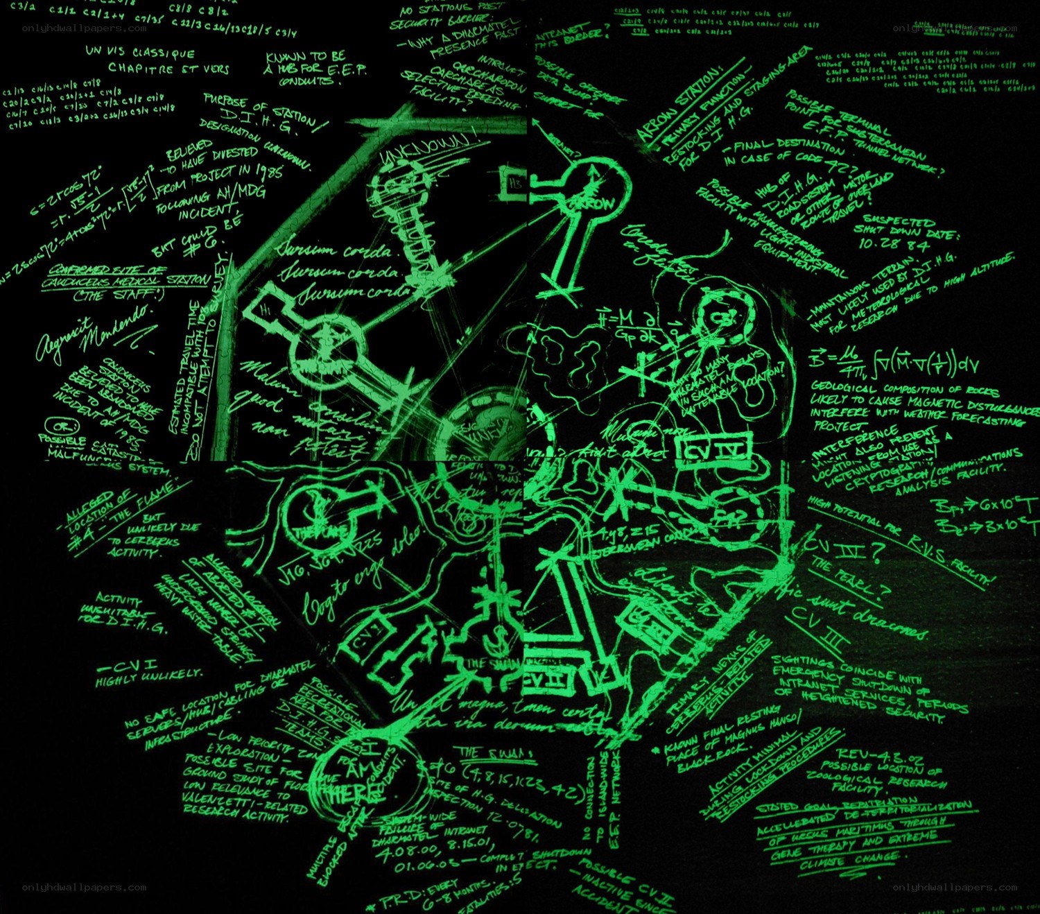 green schematic diagram