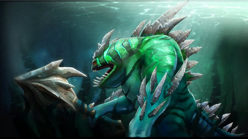 Green Sea Monster — Dramatic
