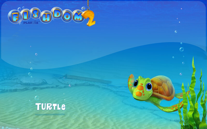Green Sea Turtle — Blue, Calm