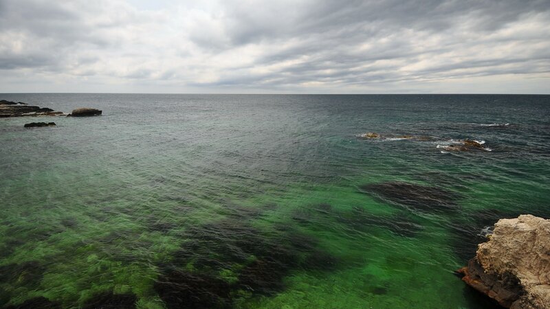 Green Sea Water