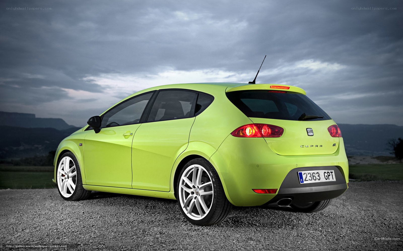 green seat cupra car