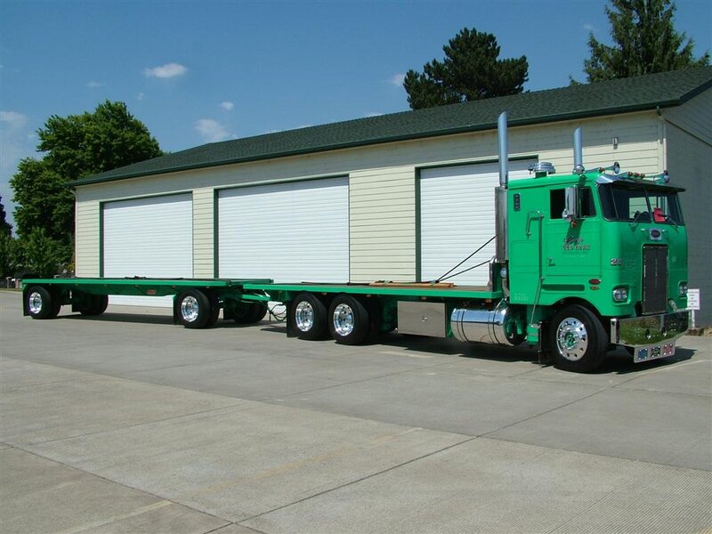 Green Semi-truck — Calm