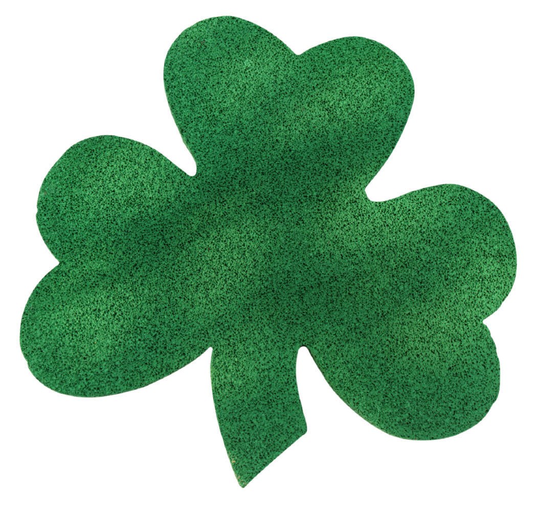 green shamrock cutout